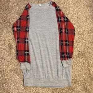 Plaid Tunic